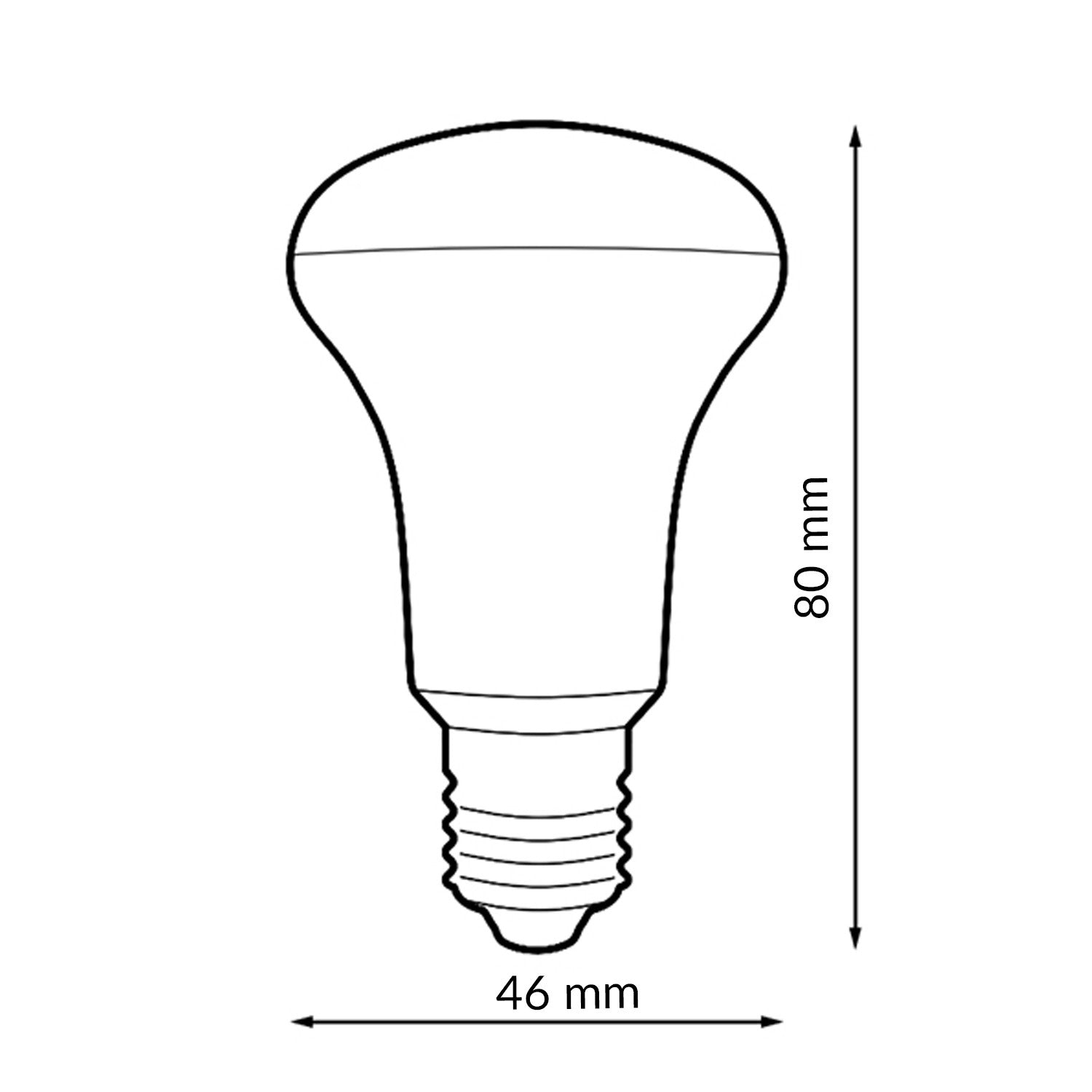 Bombilla Led E14 R50 6W