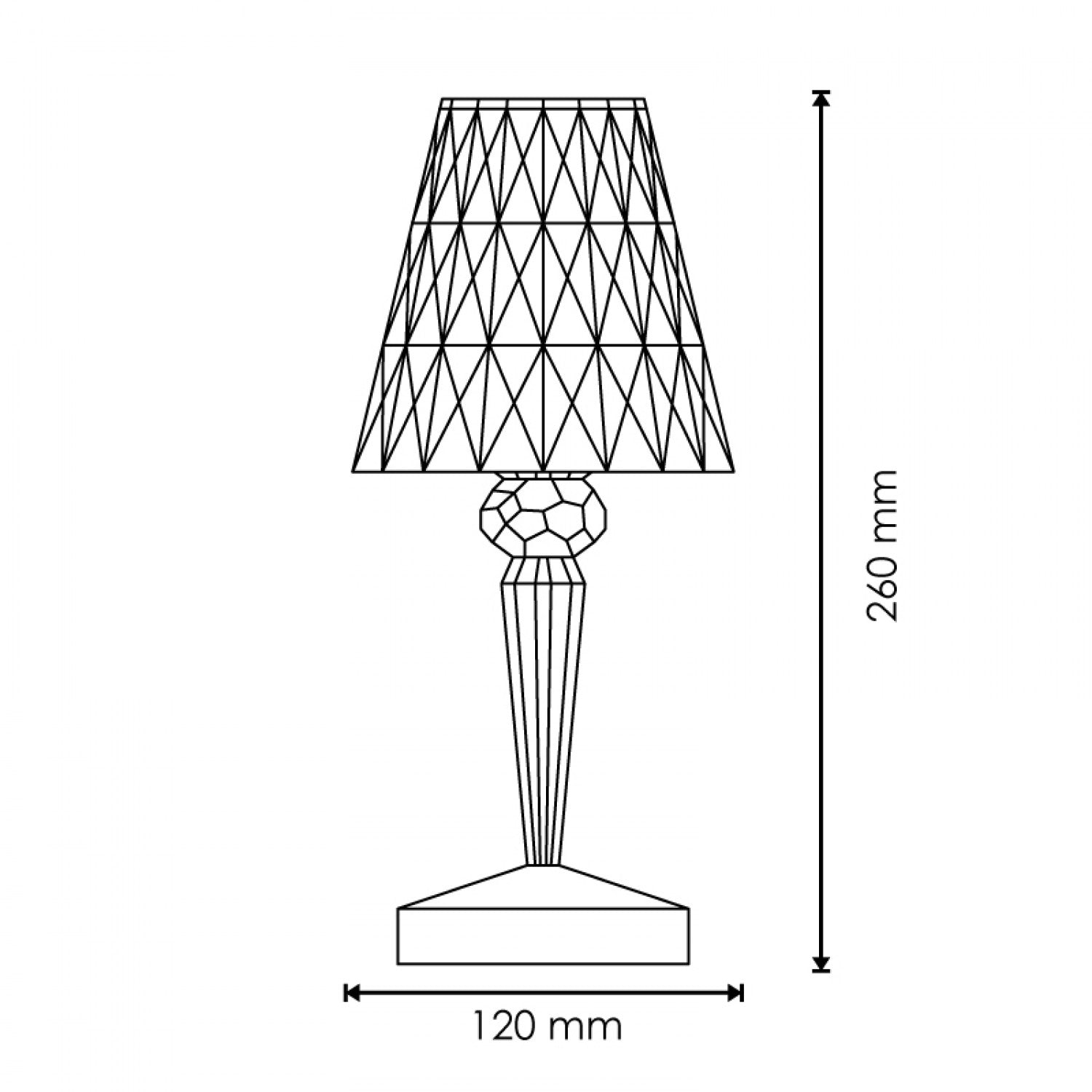 Lampara Led de Sobremesa Diamond