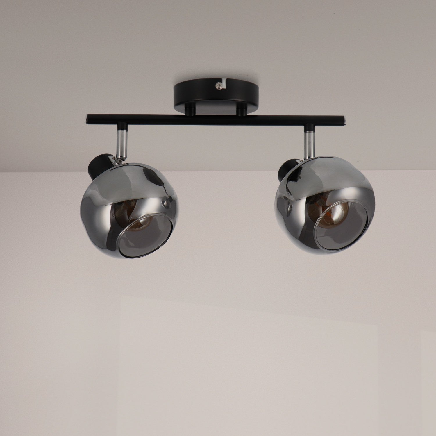 Lámpara de Techo Serie Glass 2 Focos E14