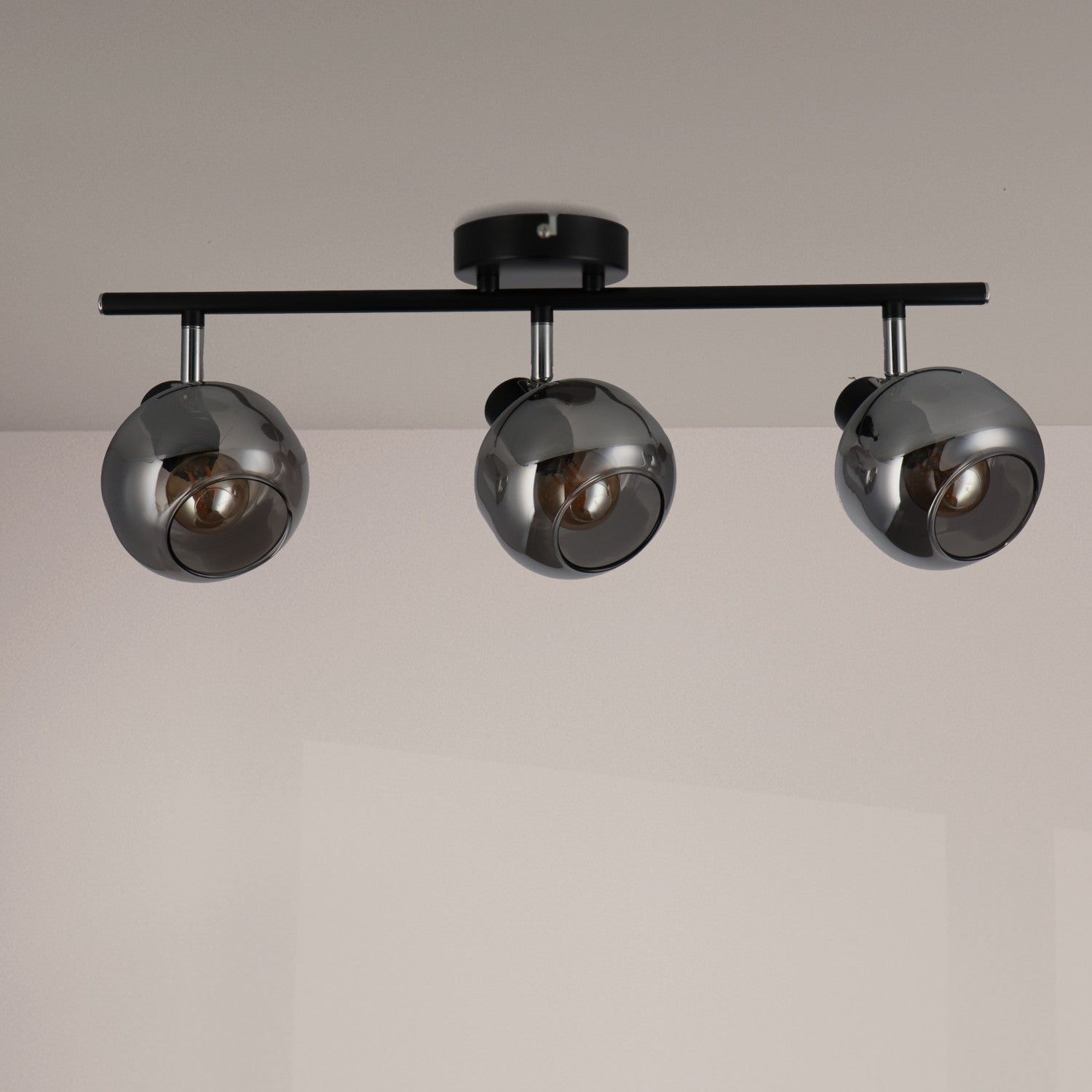 Lámpara de Techo Serie Glass 3 Focos E14