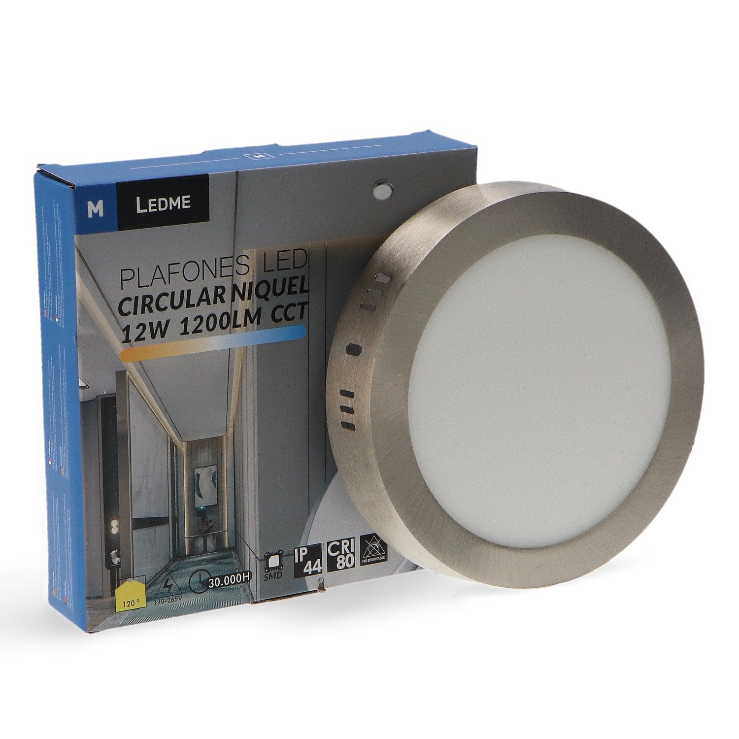 Panel de Superficie Níquel Circular Cct