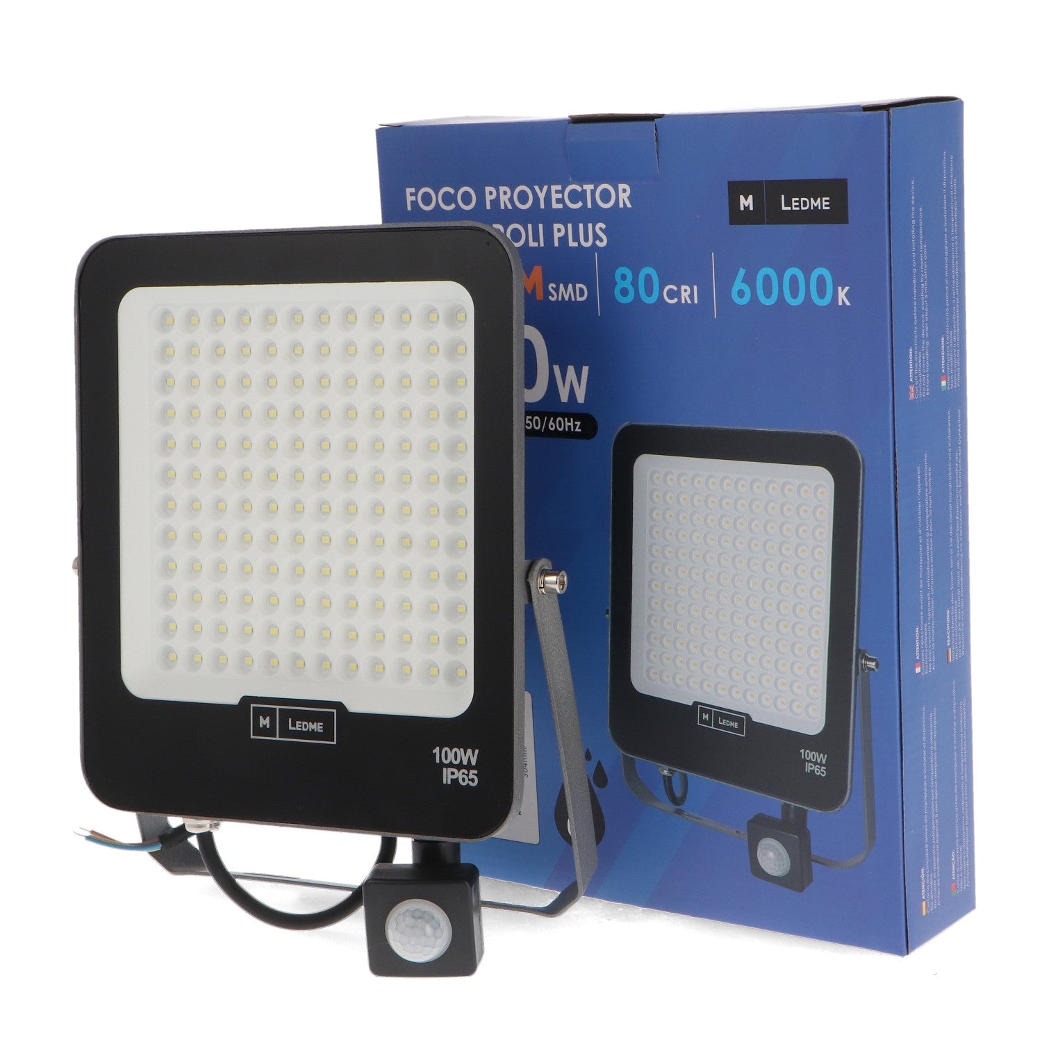 Foco Proyector Led Napoli Plus Con Sensor de Movimiento