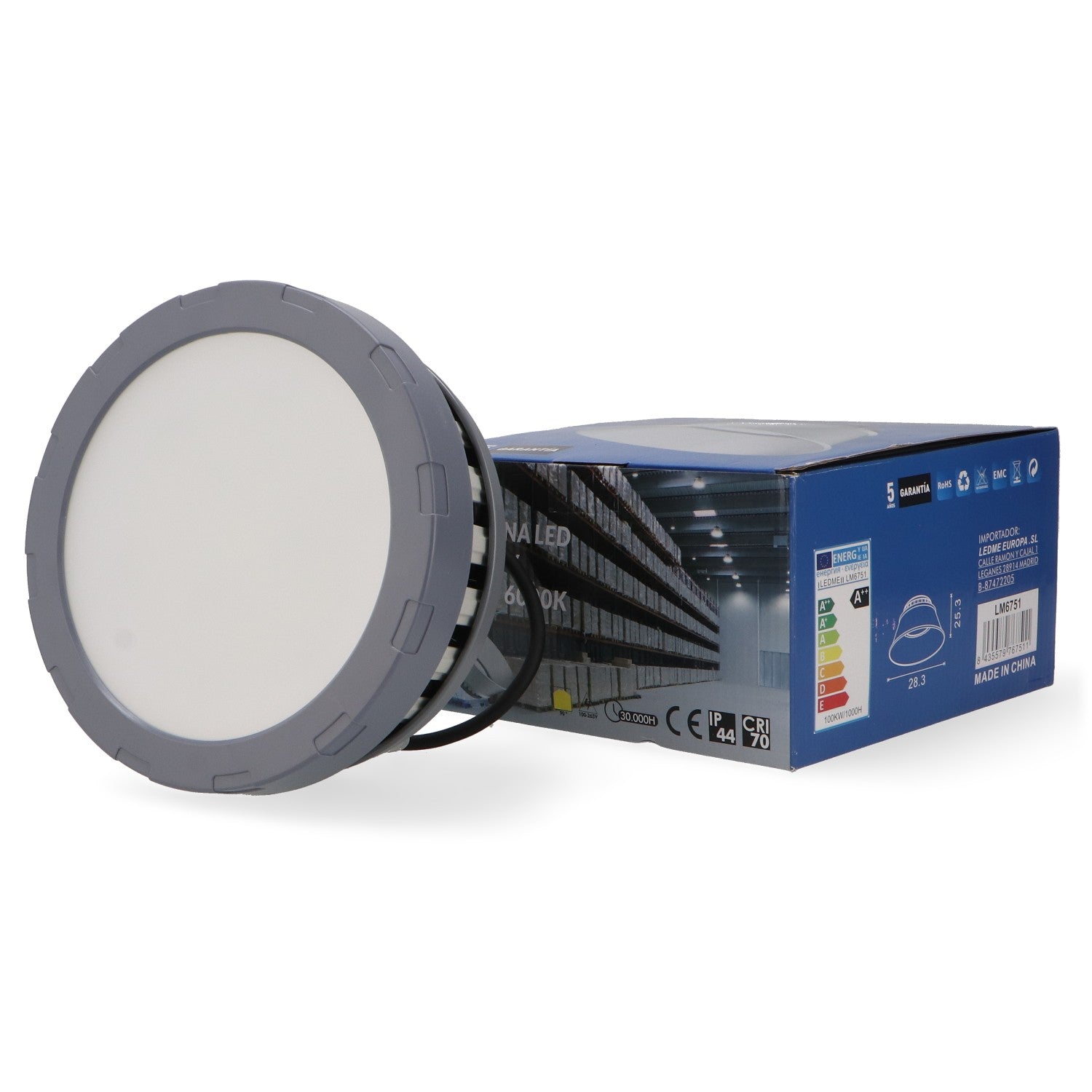 Campana Led Infinity 100W - Dsc