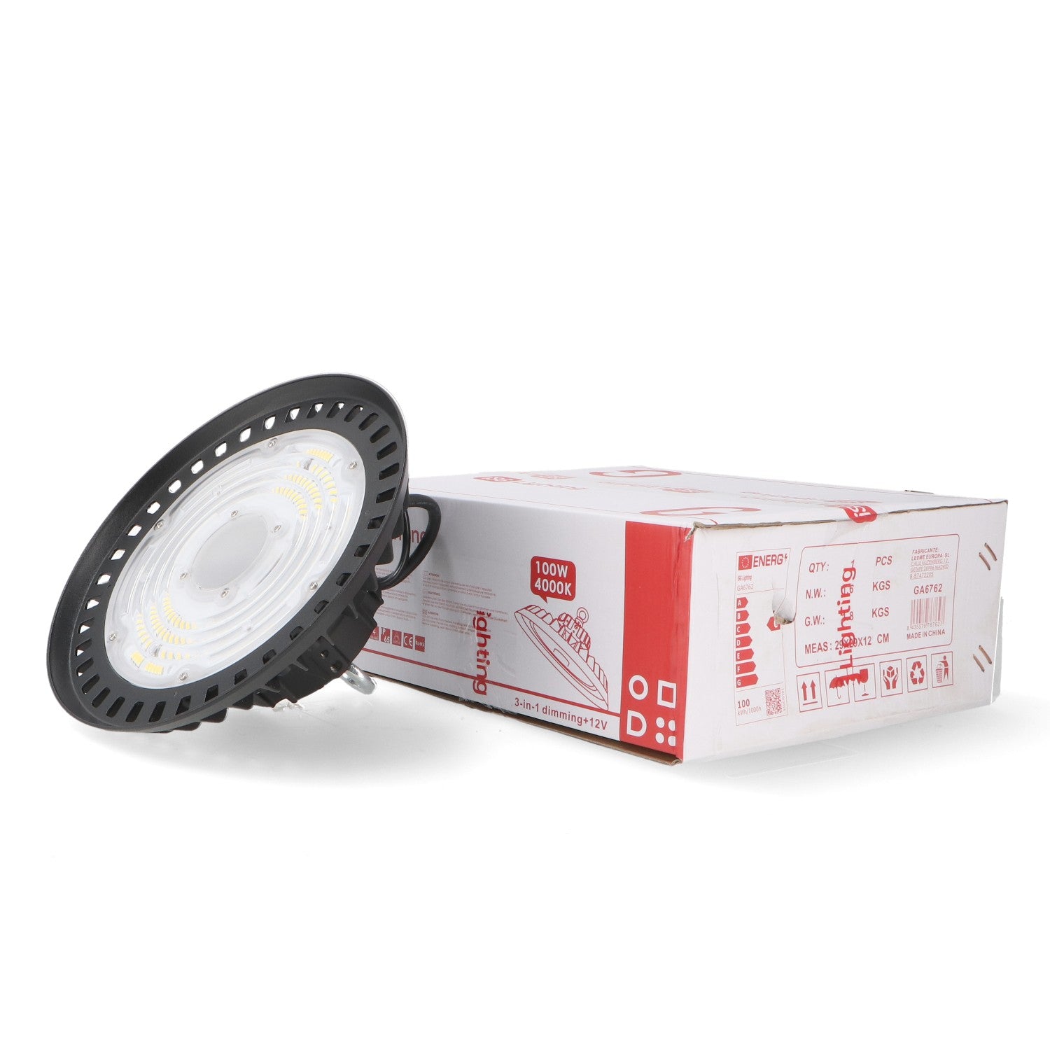 Campana Ufo Led Serie A 100W 1-10V