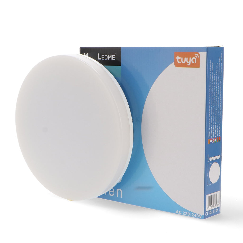 Plafón Led Smarthome Rainbow 24W Ip54 Wifi App Cct