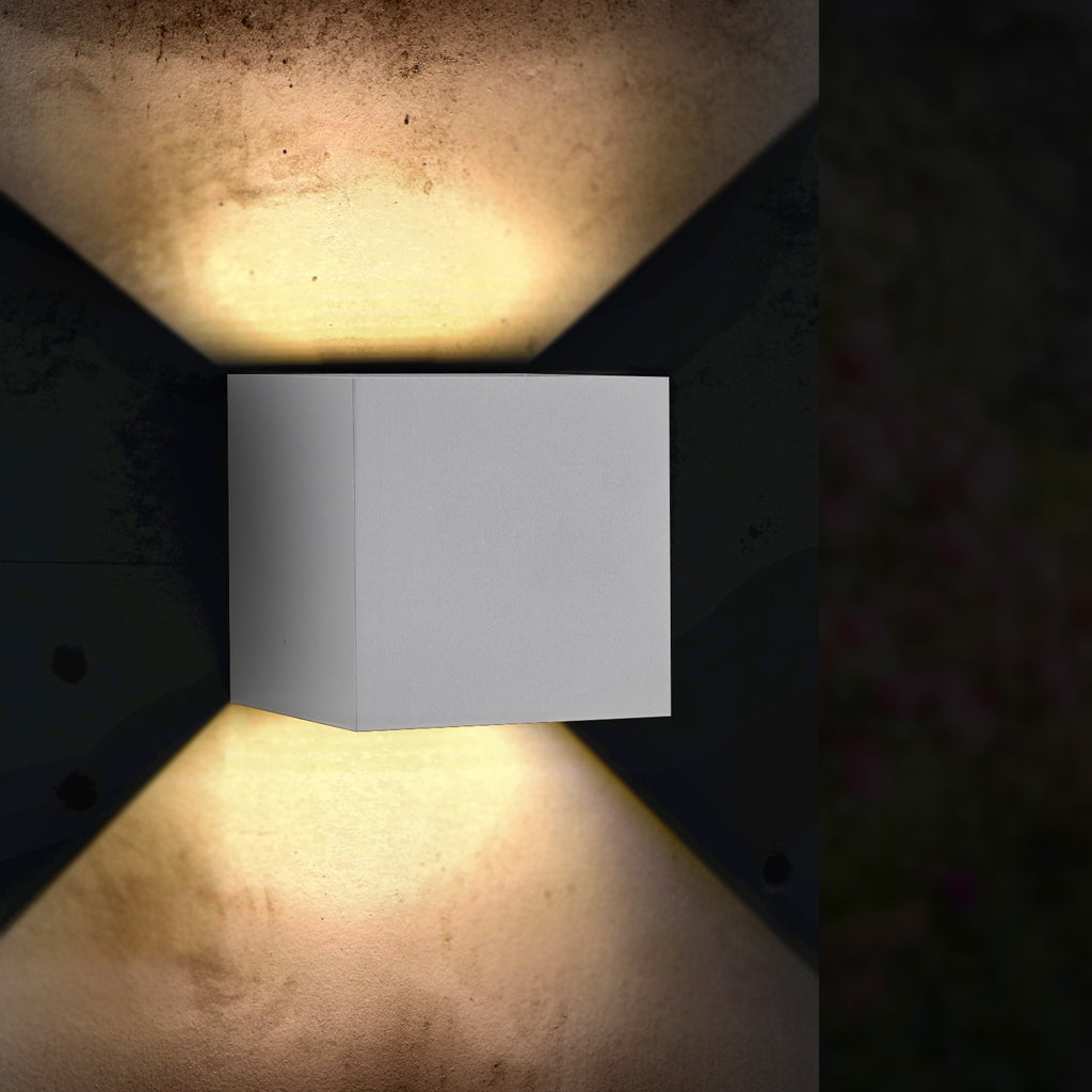 Aplique de Pared Led Cube 12W Ip54