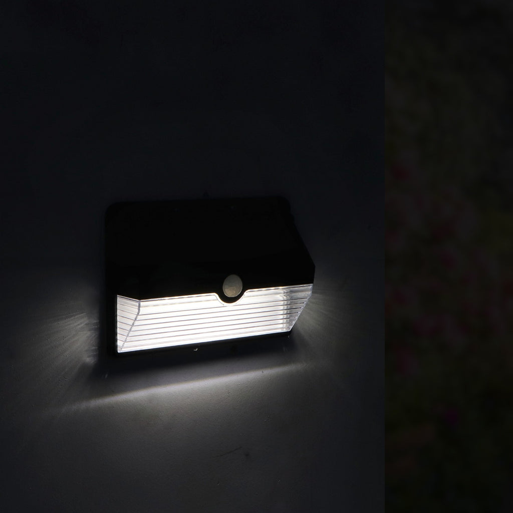 Aplique Led Solar Sun Con Sensor Movimiento