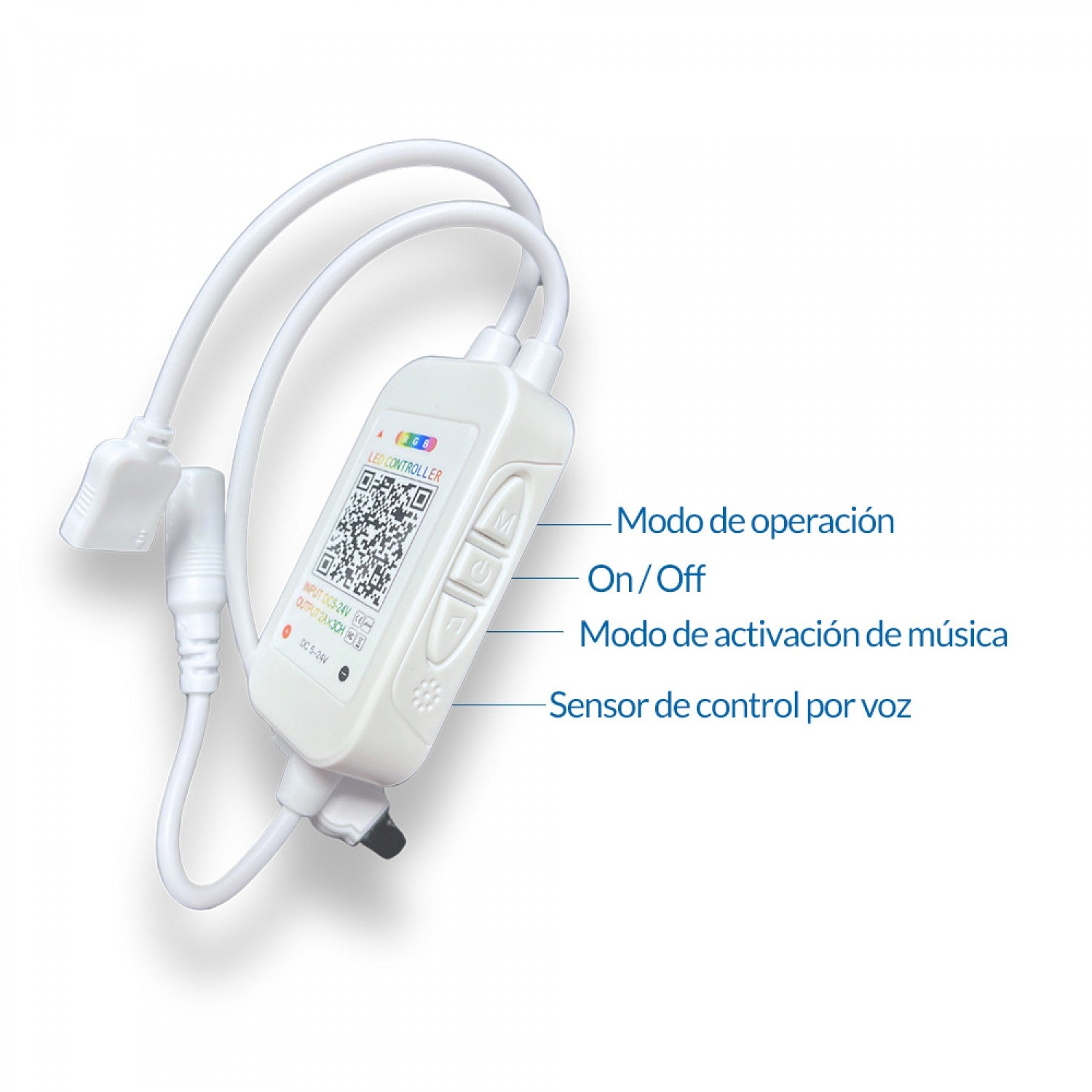 Pack Tira de Led 12V 30L Rgb - 3 Metros