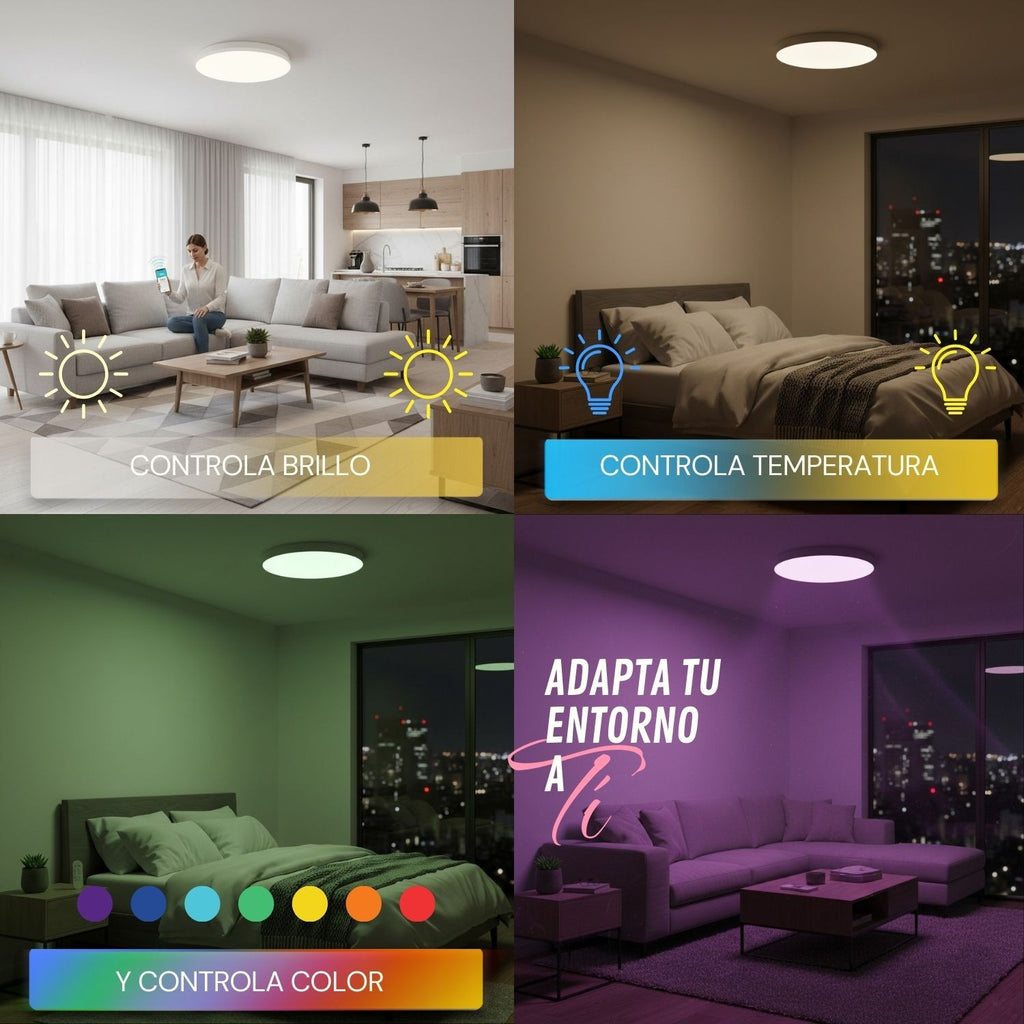 Plafón Led Smarthome Magic 25W Rgb+Cct
