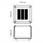 Baliza Led Solar Inel