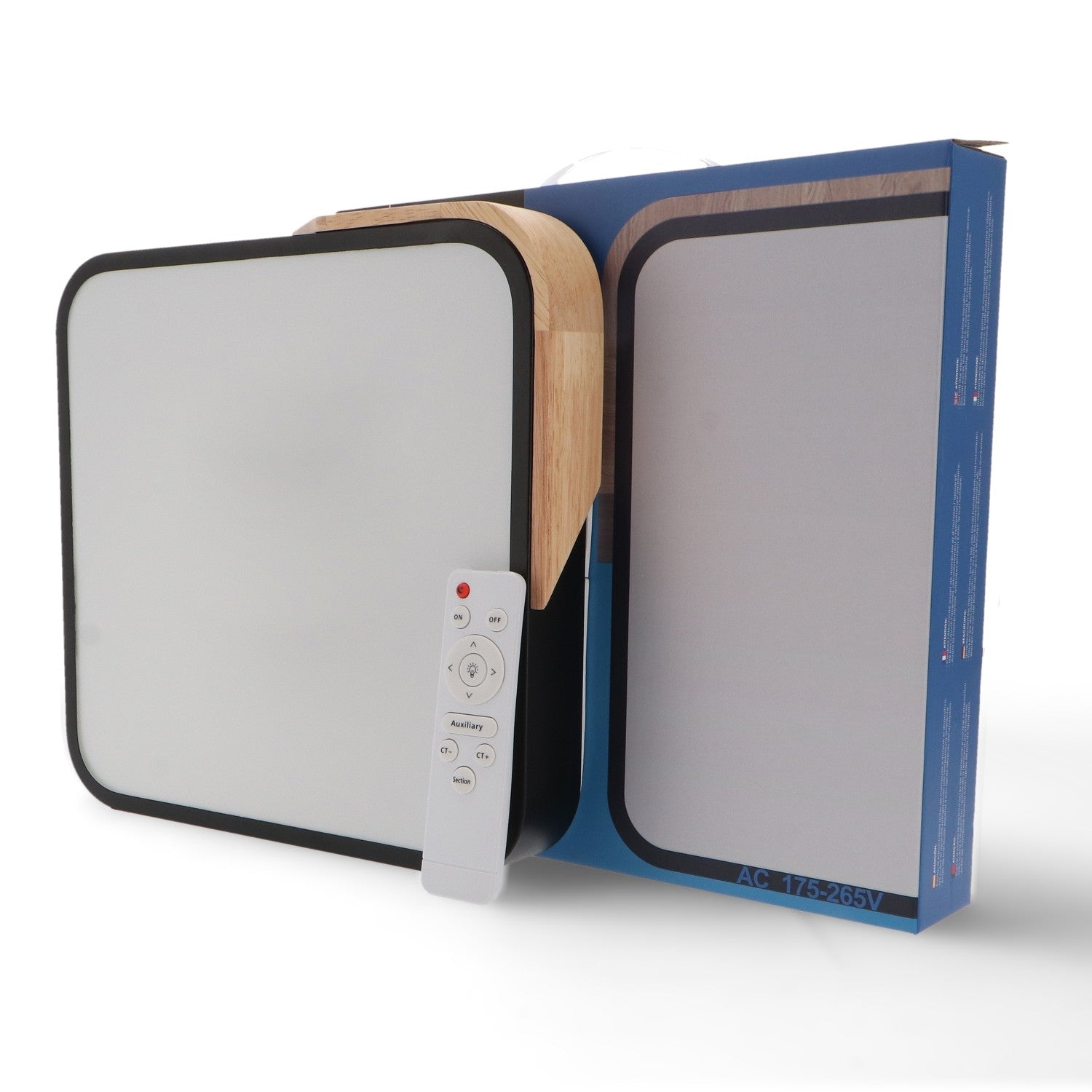 Plafon Led Wood Square 24W