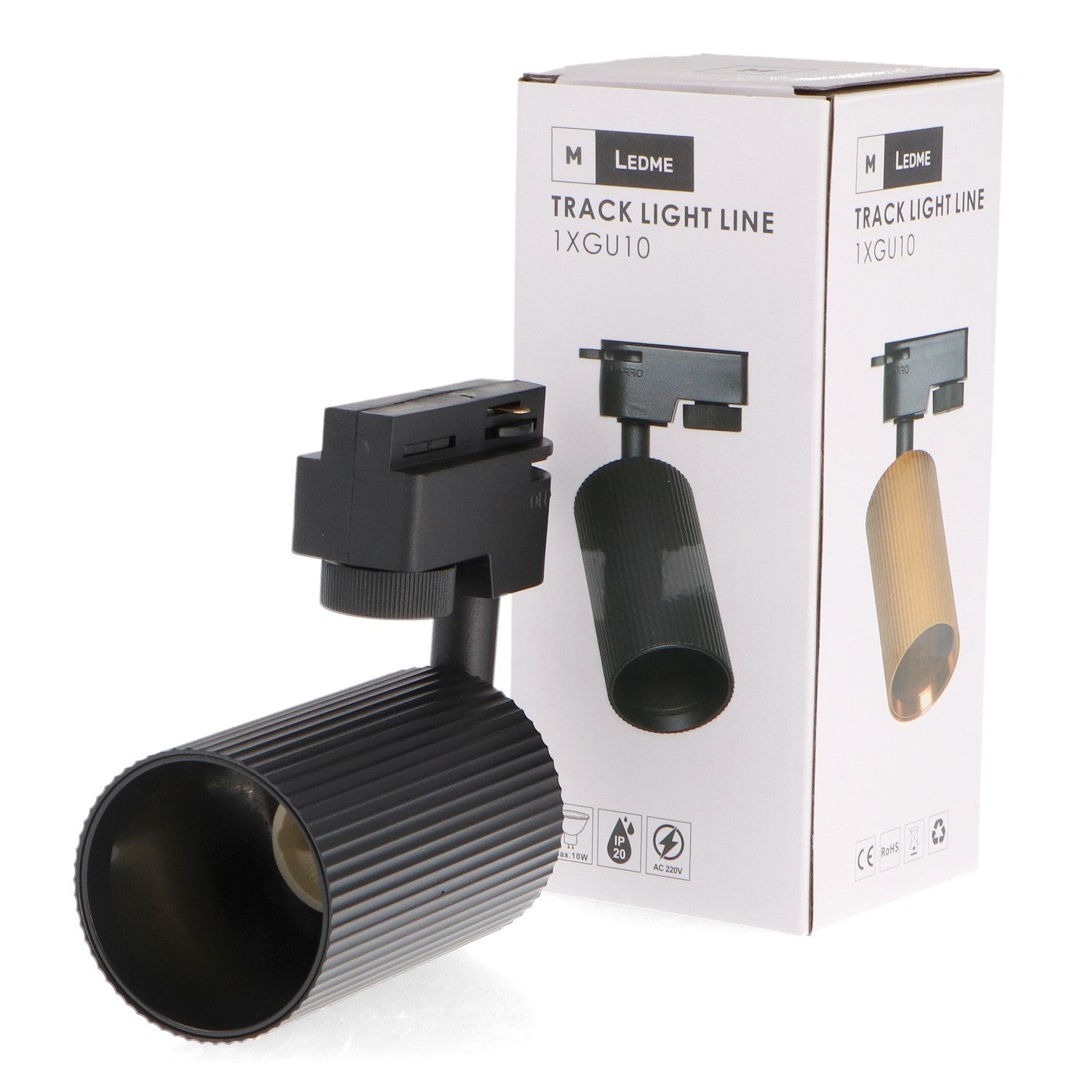 Foco Portalámparas Gu10 Para Carril Light Line Monofásico