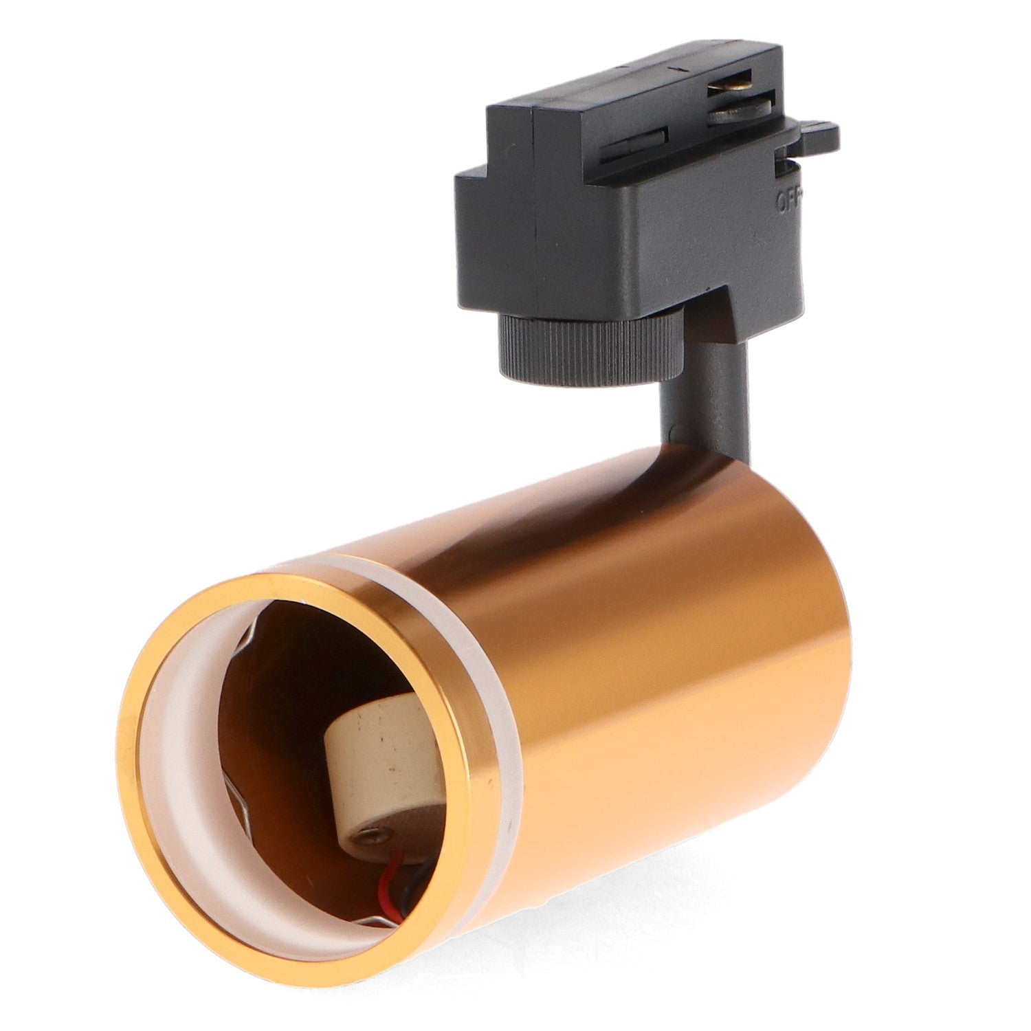 Foco Portalámparas Gu10 Para Carril Circle Monofásico