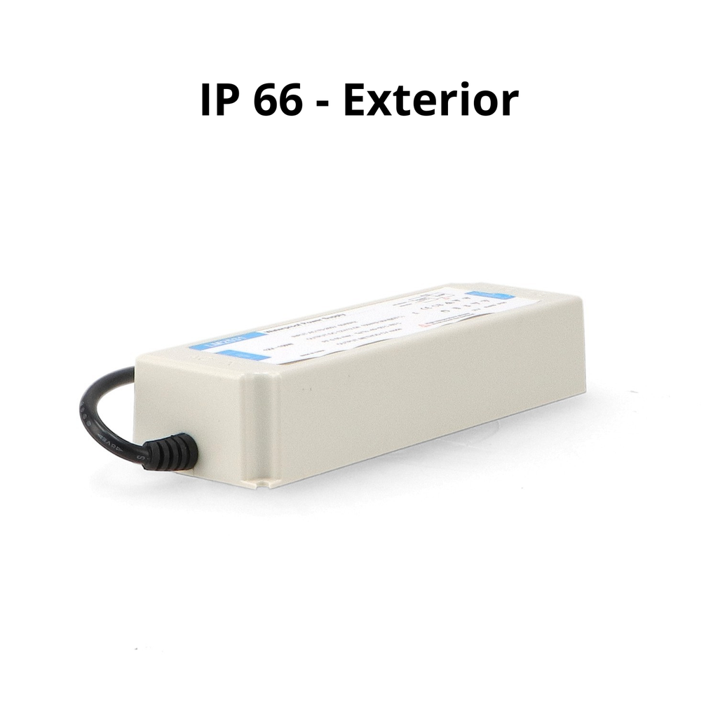 Fuente de Alimentación Exterior para Tiras LED | IP66 | 12V DC | 60W-150W | Clase II