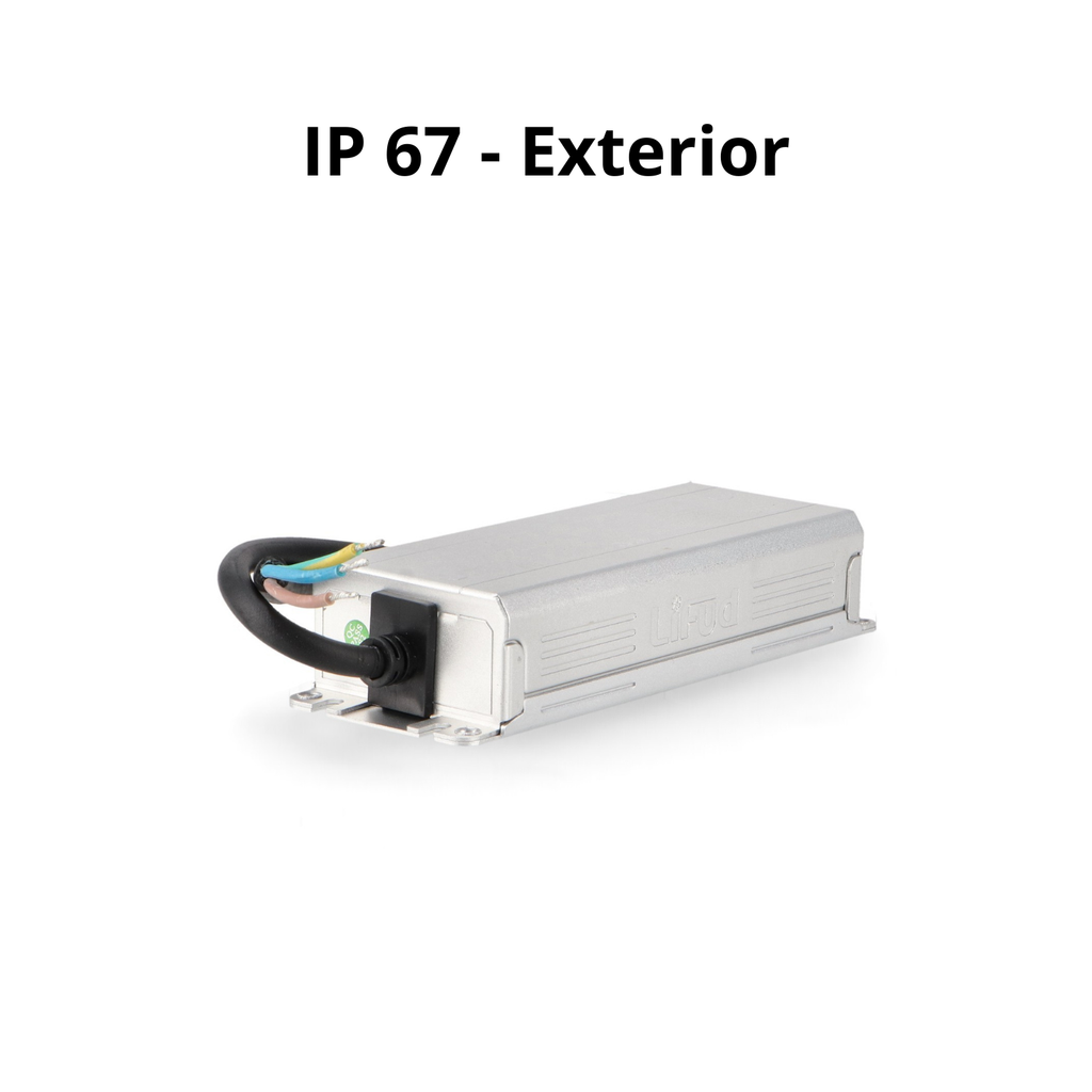 Fuente de Alimentación Lifud Exterior | 100W | 24V DC | IP67 | -40°C~+60°C | 100-277V | 5 años