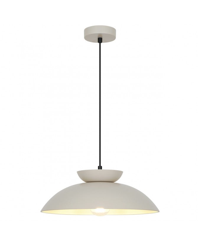 COLGANTE IDEA BEIGE 1 X 60W E-27