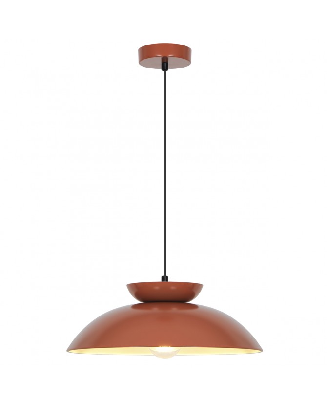 Lámpara Colgante Metal Idea | E27 | Terracota