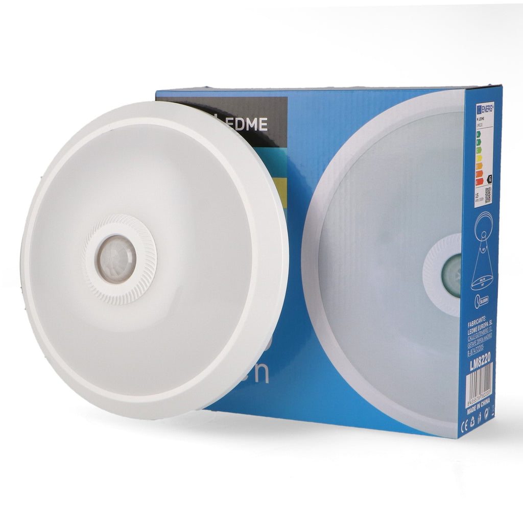 Plafón LED Superficie Halls 20W - Sensor de Movimiento 360°