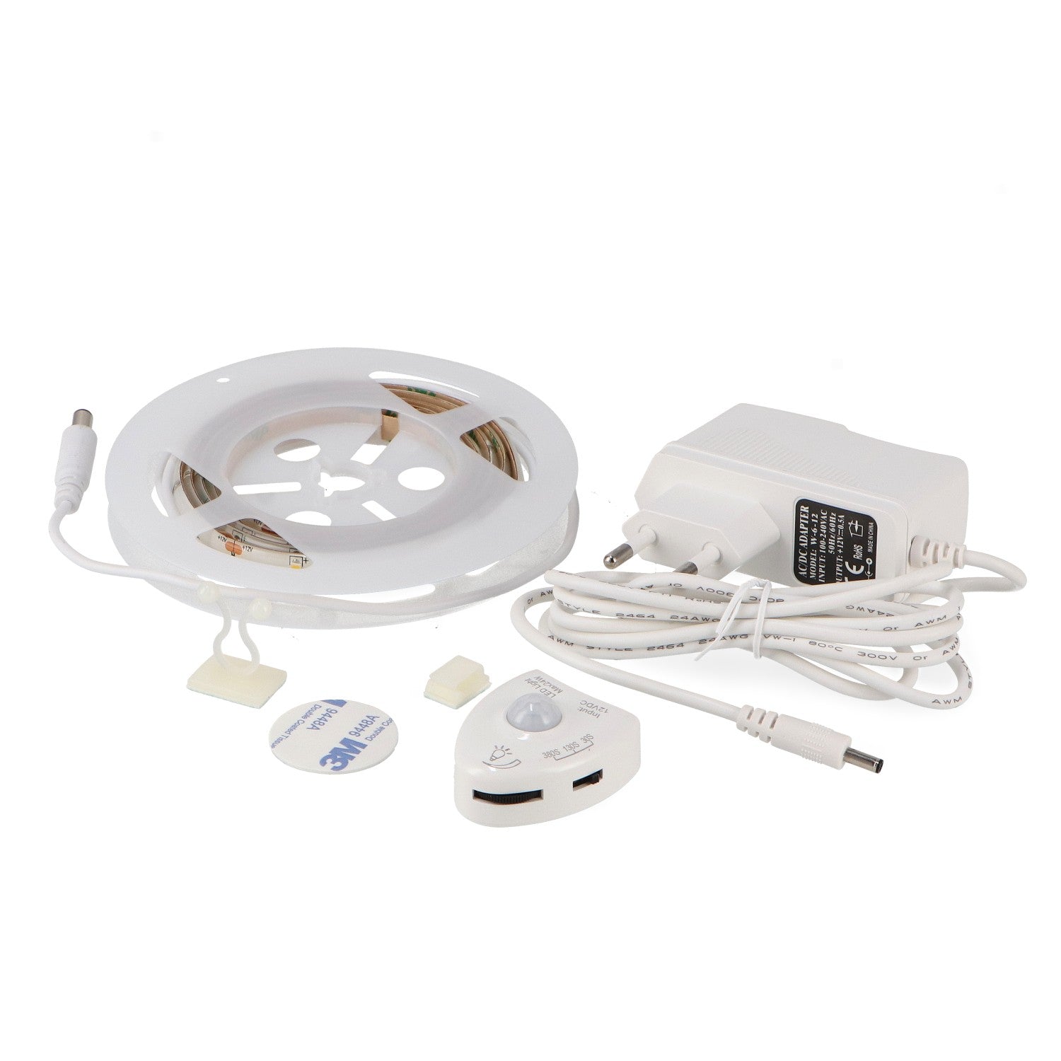 Kit Tira LED Bajo Cama Bed Lighting | 12V | SMD 2835 | 1,20m | 3000K | IP20