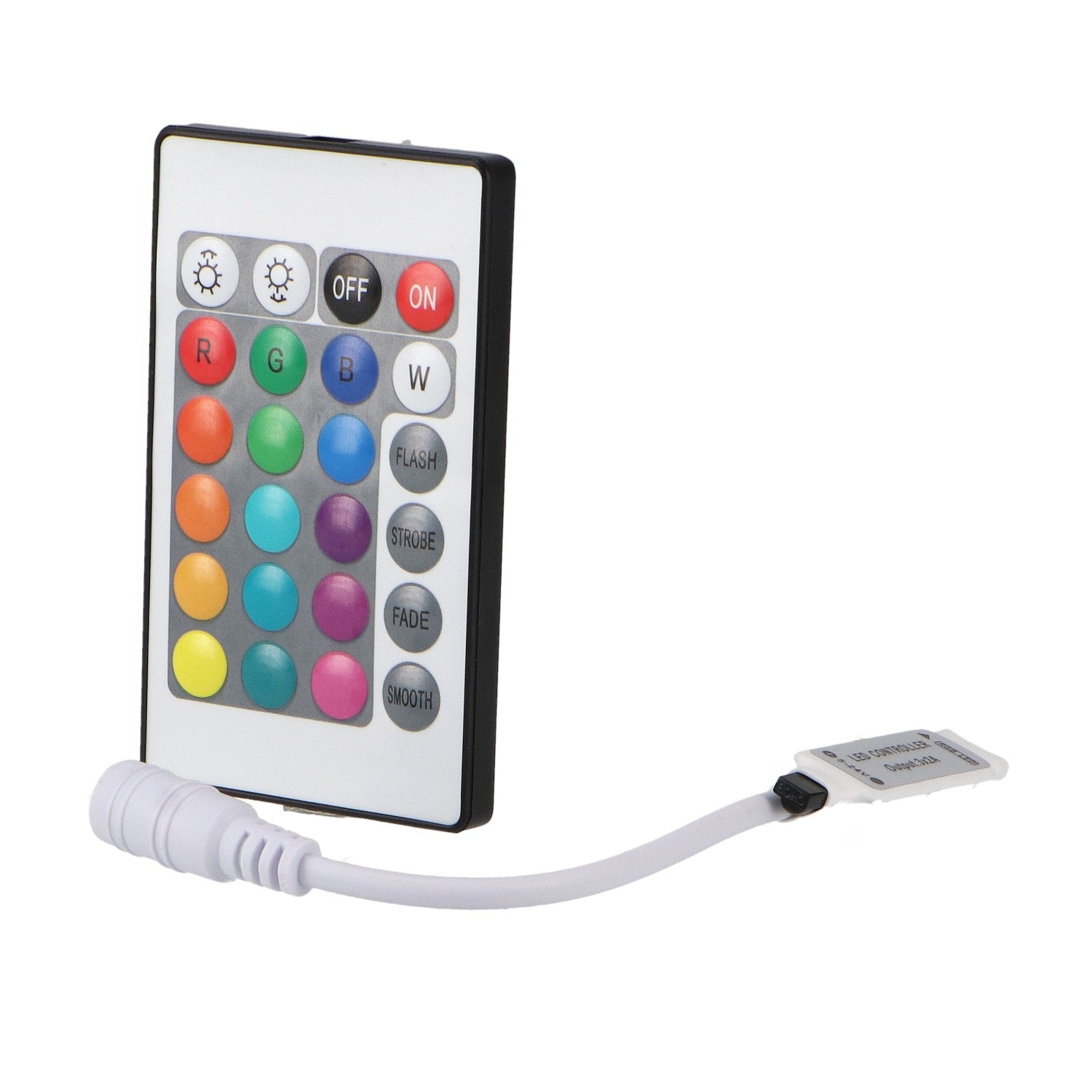 Controlador Mini para Tiras LED RGB | Control IR | 12V DC | 144W | M LEDME