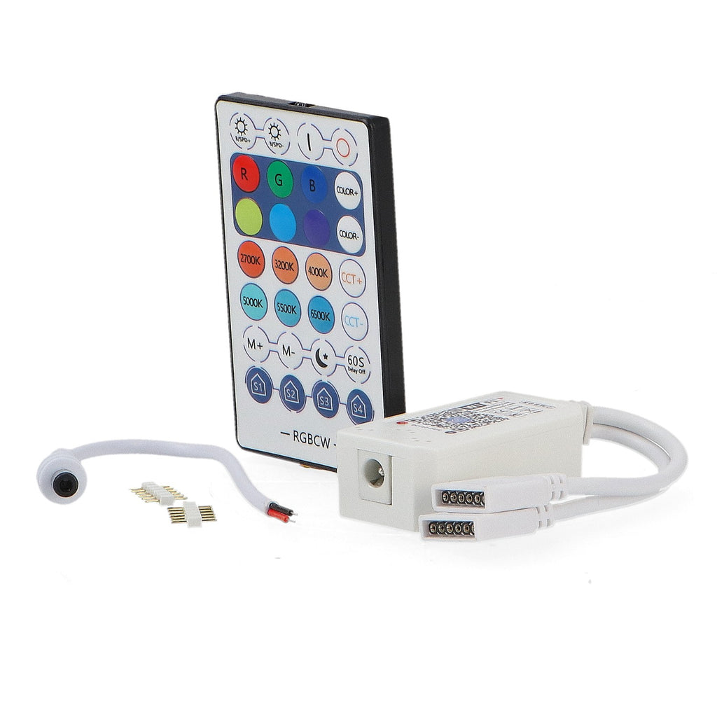 Controlador Mini para Tiras LED RGBW | WiFi + IR | App Magic Home | 12/24V | M LEDME