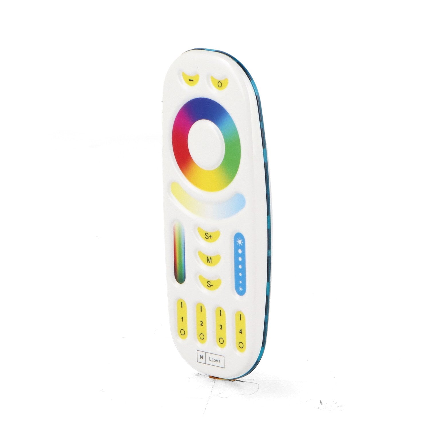 Mando RF para Controlador LED RGB y CCT | 4 Zonas | 30m | M LEDME