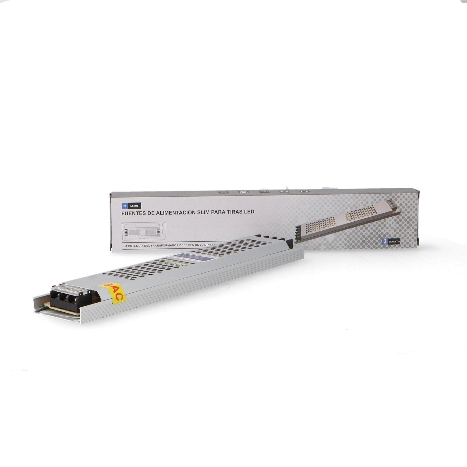 Fuente de Alimentación Slim para Tiras LED | 24V DC | 200W-400W | IP20 | Aluminio