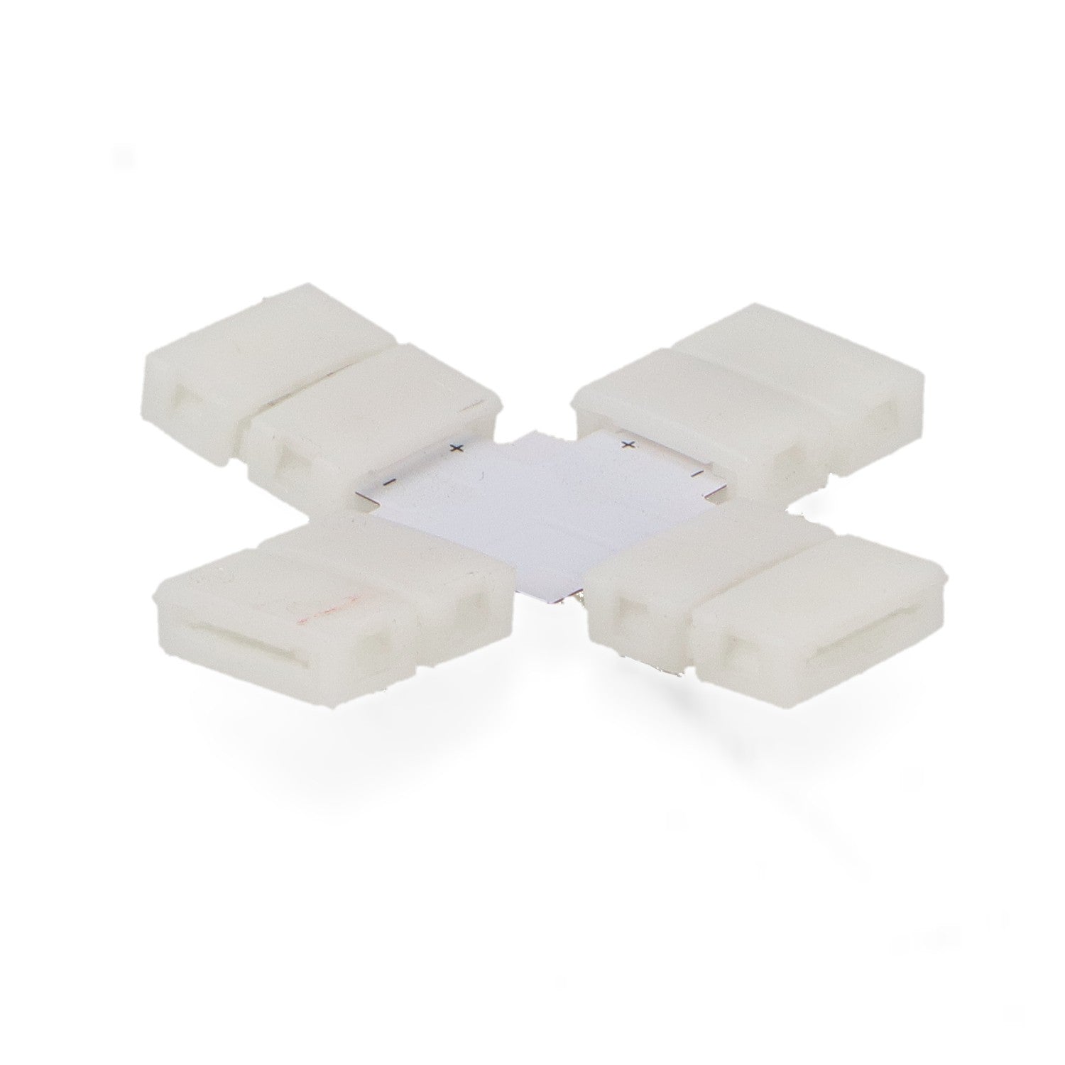 Conector Tipo X para Tira LED Monocolor 10mm | 12/24V DC | M LEDME