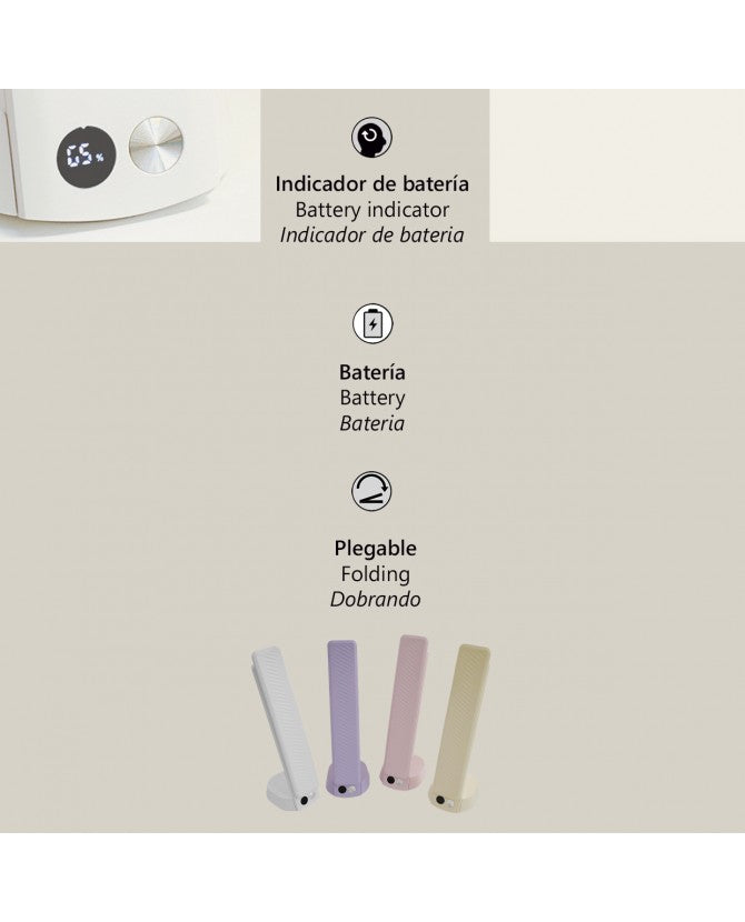 Flexo Linterna LED Plegable Blum | 3W | 4 Colores | Recargable