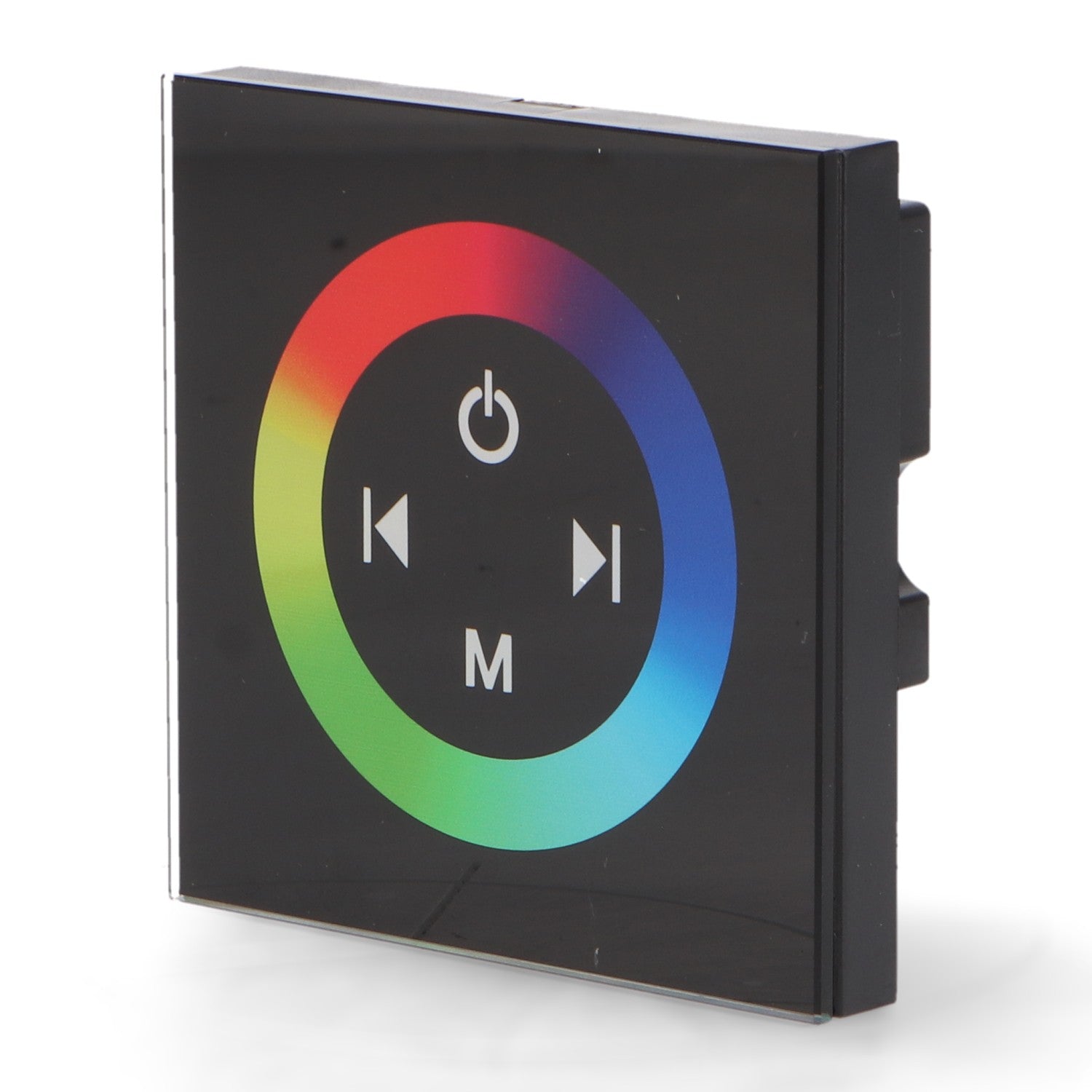 Dimmer Empotrable Táctil RGB para Tiras LED | 12/24V DC | Cristal | M LEDME
