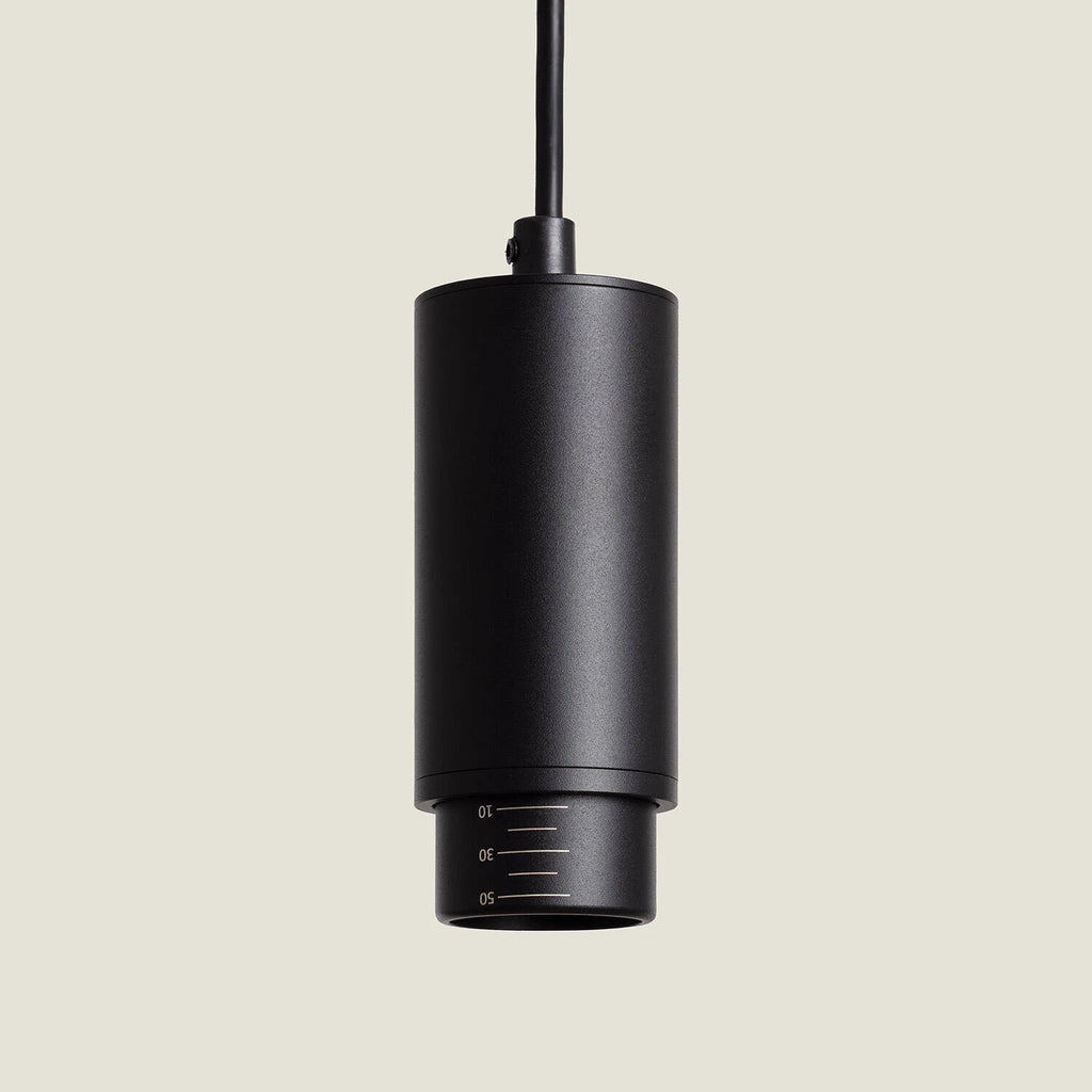 Lámpara Colgante Aluminio Cuarzo Multiángulo GU10 | Negro | 10-50°