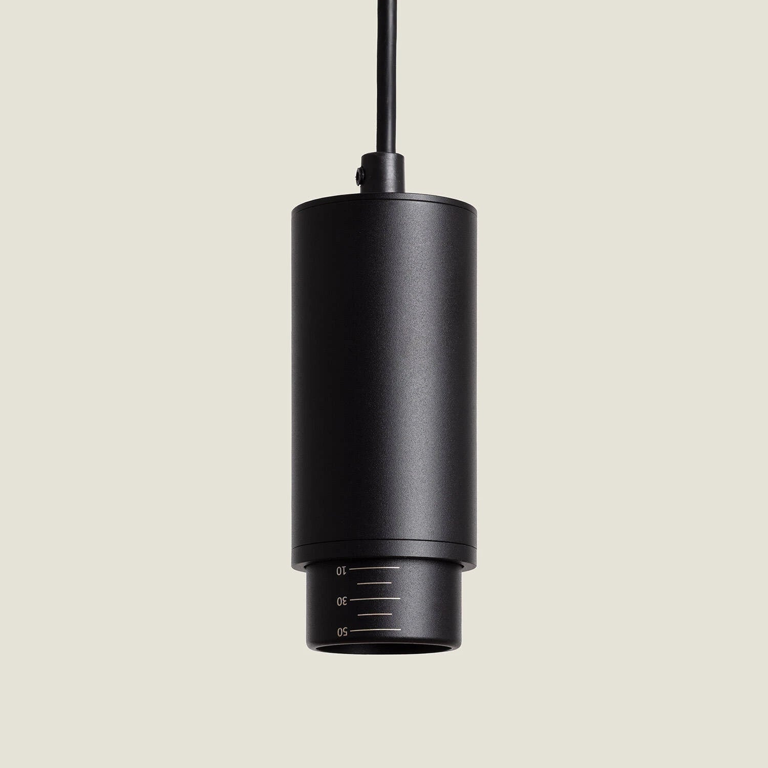 Lámpara Colgante Aluminio Cuarzo Multiángulo GU10 | Negro | 10-50°