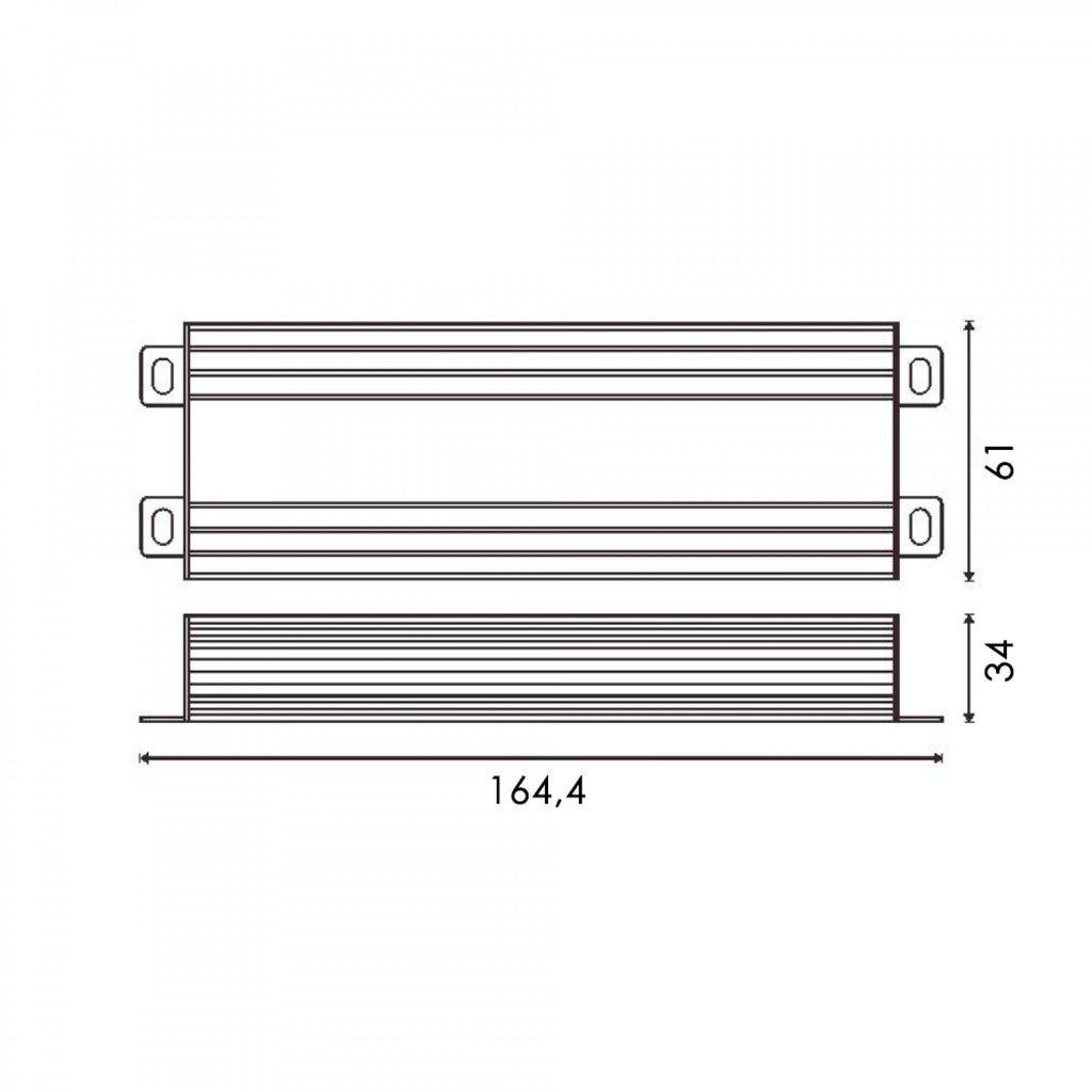 Fuente de Alimentación Lifud Exterior | 100W | 24V DC | IP67 | -40°C~+60°C | 100-277V | 5 años