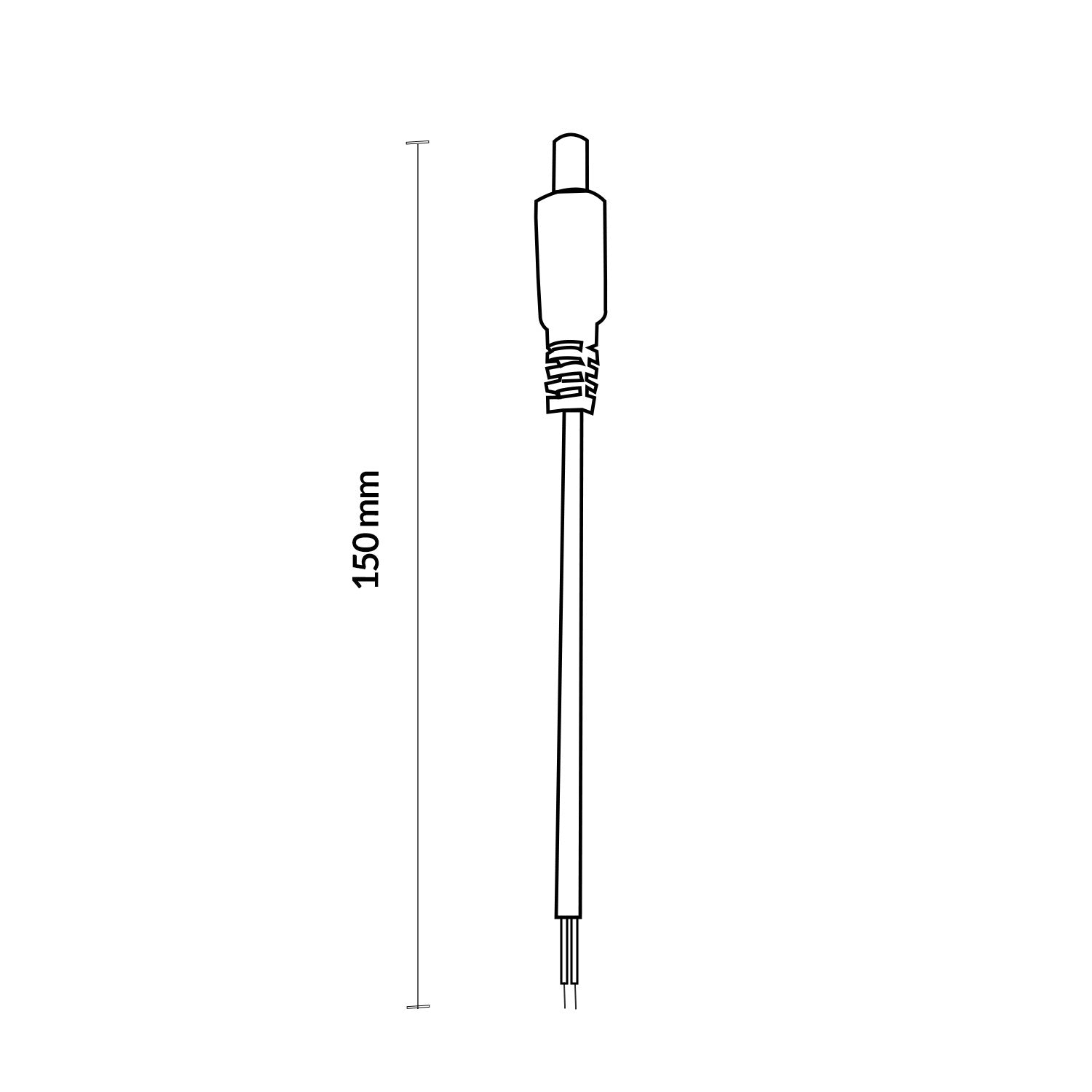 Cable Conector para Tira LED | Macho | 150mm | M LEDME