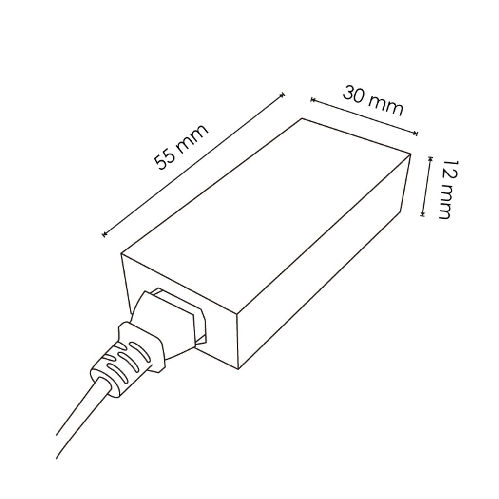 Adaptador de Corriente para Tiras LED | 60W | 12V DC | IP20 | 170-265V