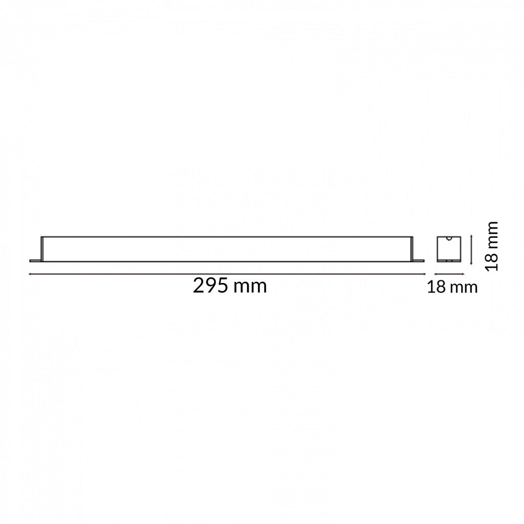 Fuente de Alimentación para Perfiles LED | 72W | 24V DC | IP20 | 290×13×13mm | Clase II