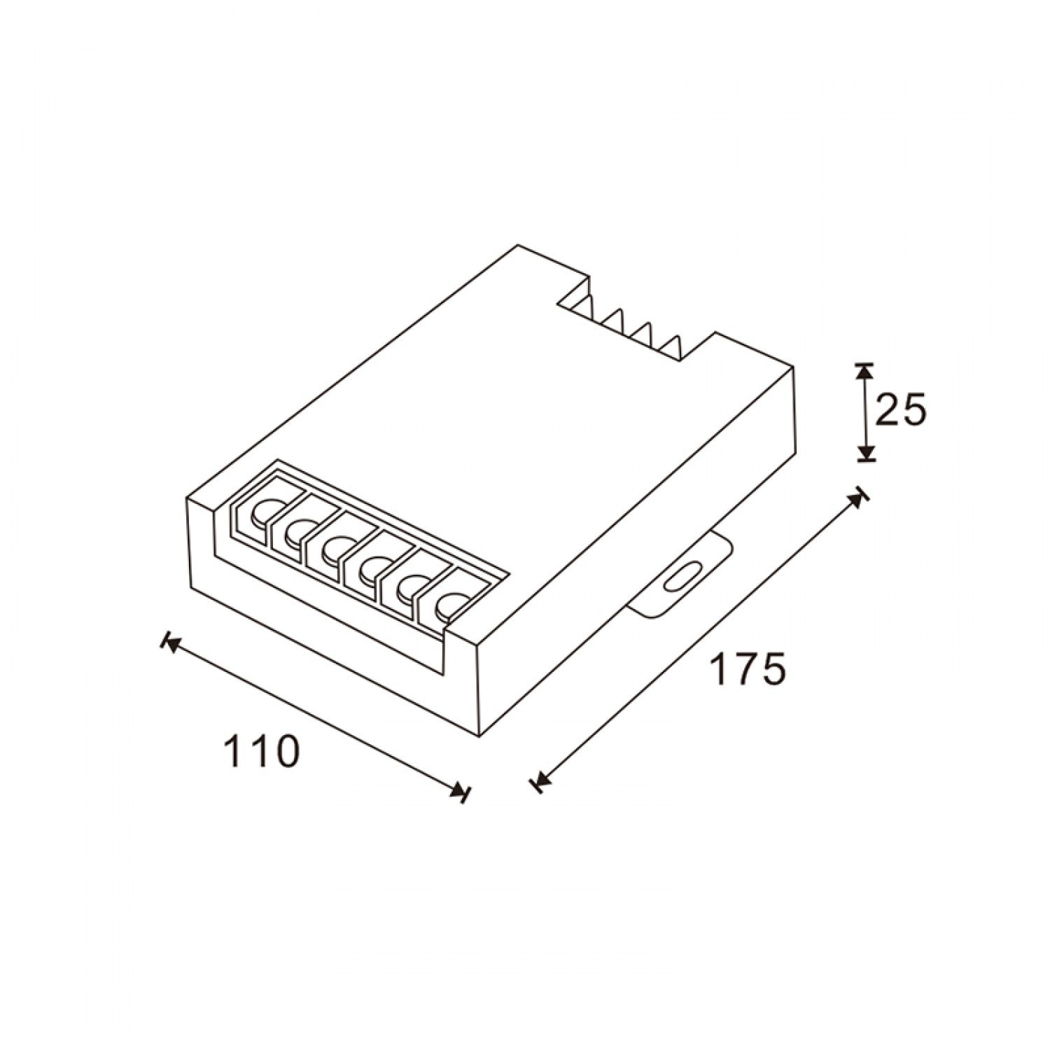 Amplificador de Señal RGB para Tiras LED | 5-24V DC | M LEDME