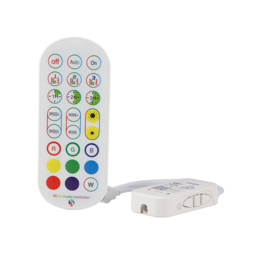 Controlador WiFi para Tiras LED RGB+CCT y RGB+W | 5-24V DC | App + Mando | M LEDME