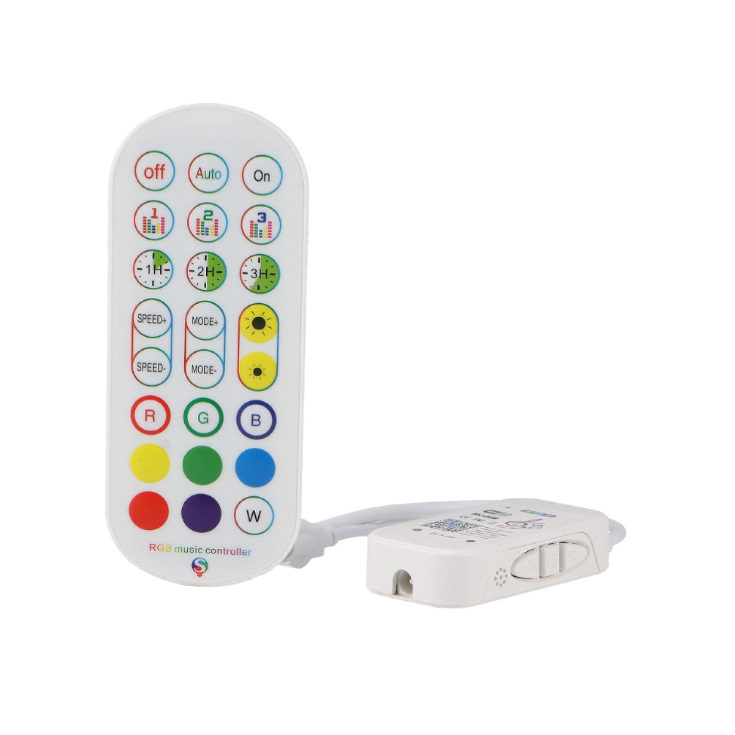 Controlador WiFi para Tiras LED RGB+CCT y RGB+W | 5-24V DC | App + Mando | M LEDME