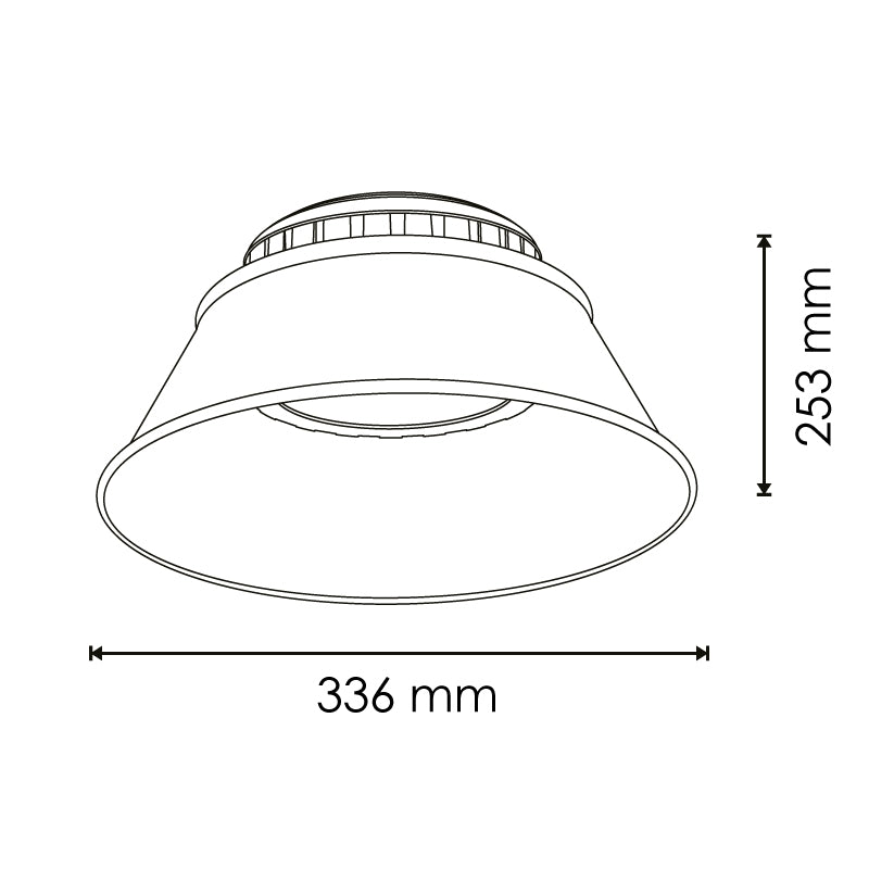 Campana LED Industrial Infinity | Chip Lumileds | 100W-200W